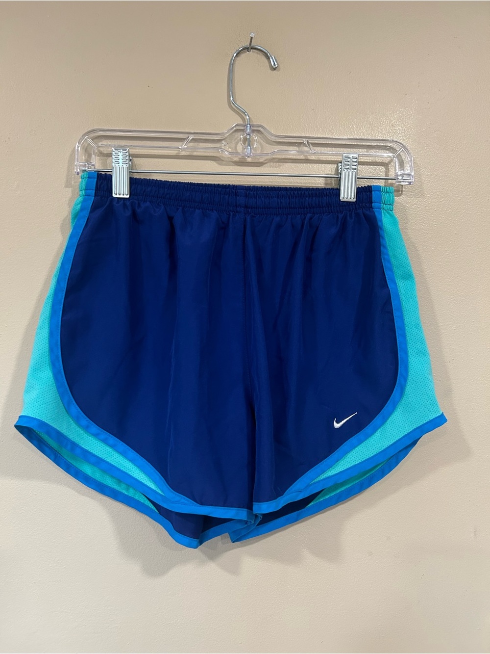 Nike Dri-Fit Shorts Women’s Blue & Green Size S